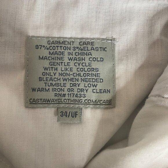 Castaway Nantucket Island navy corduroy pants NEW 34" waist Raw hem mens - Picture 4 of 8